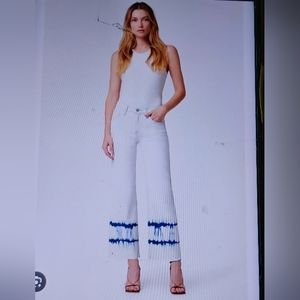 Hudson Rosie tie dye jeans